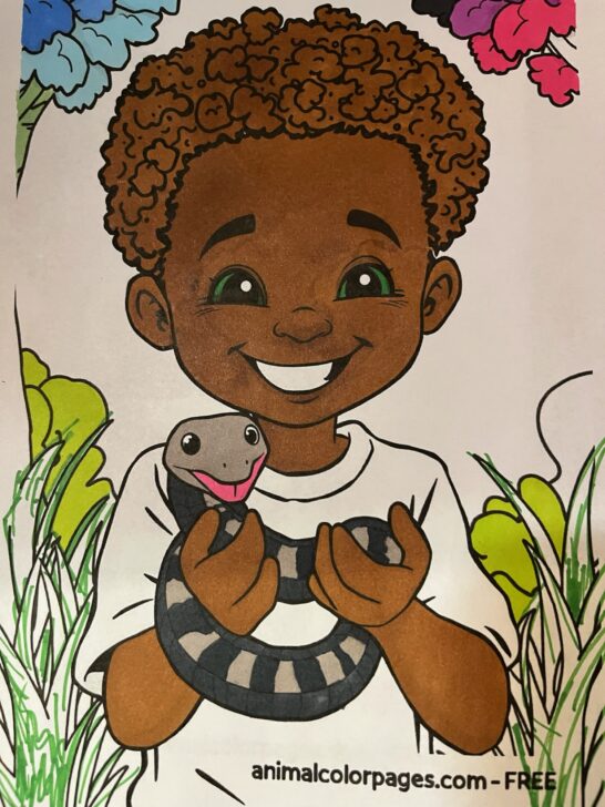 Black Boy Coloring Pages Pintables (Free)
